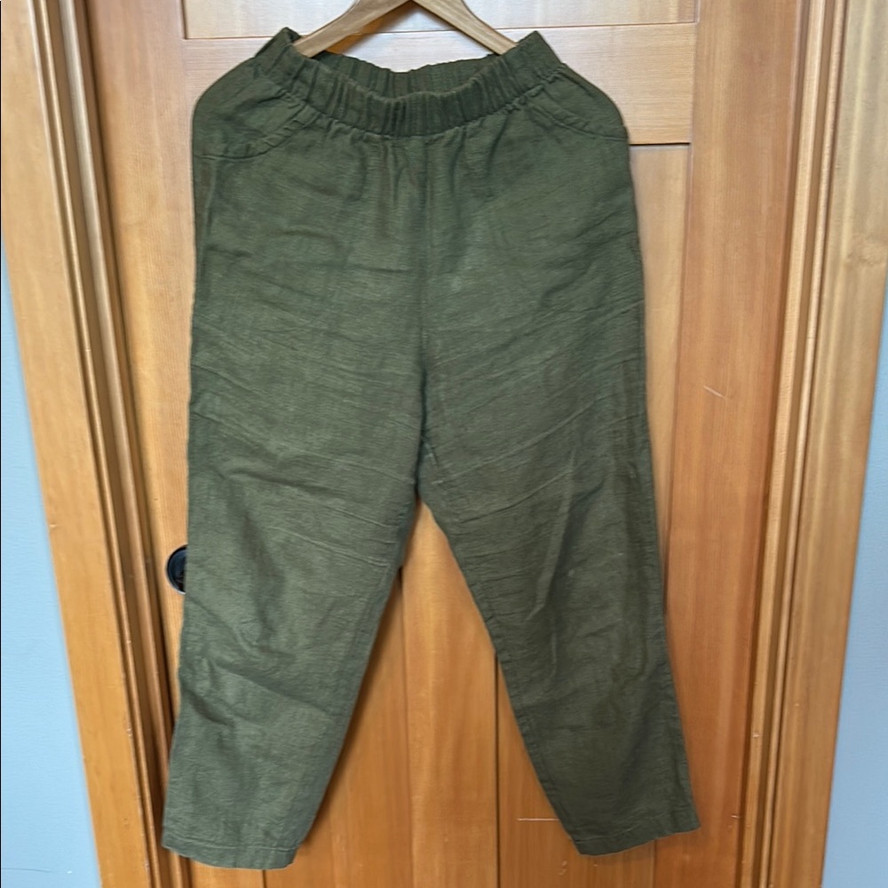 Conscious clothing linen pants